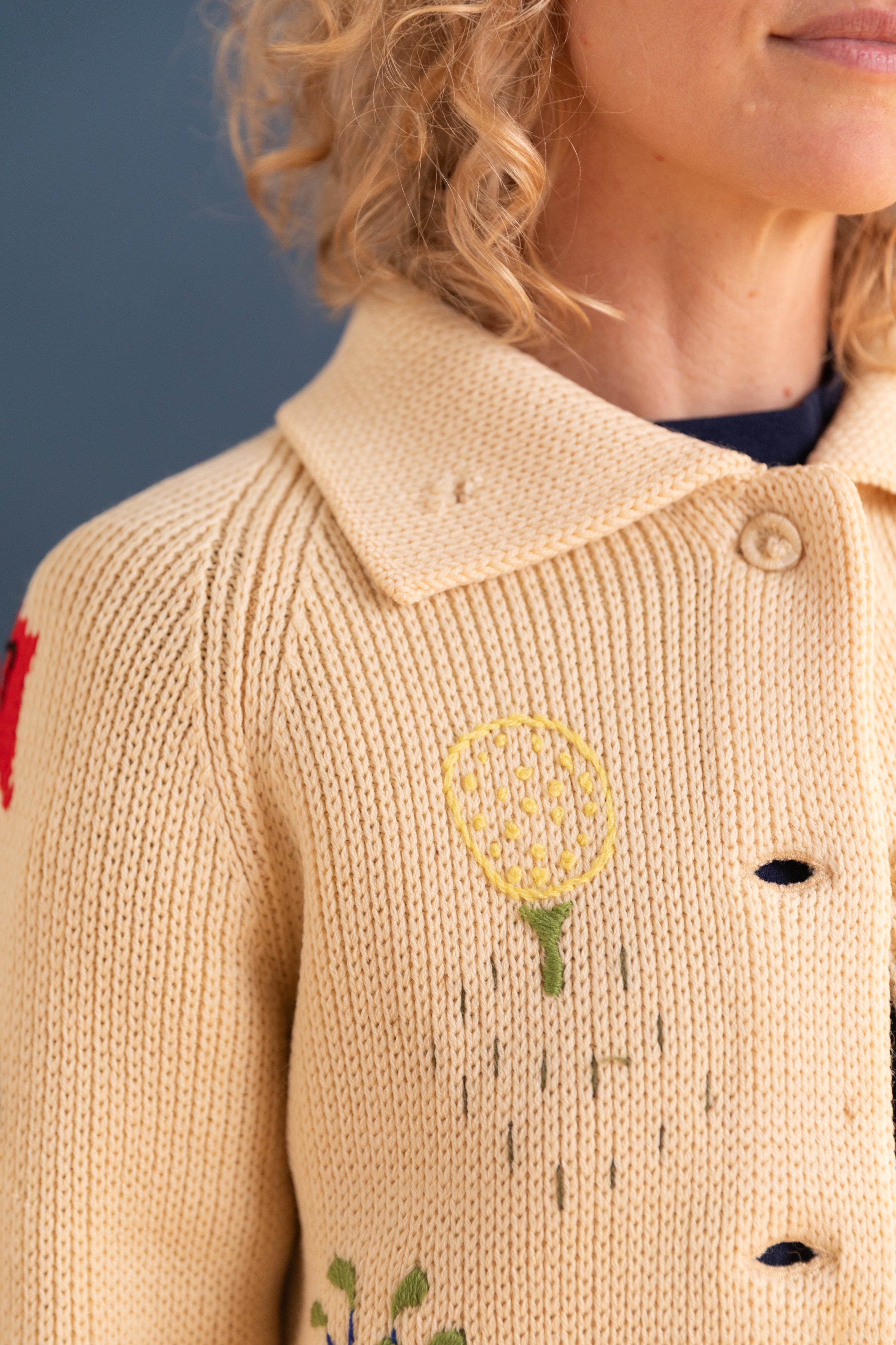 VINTAGE NOVELTY GOLF SWEATER