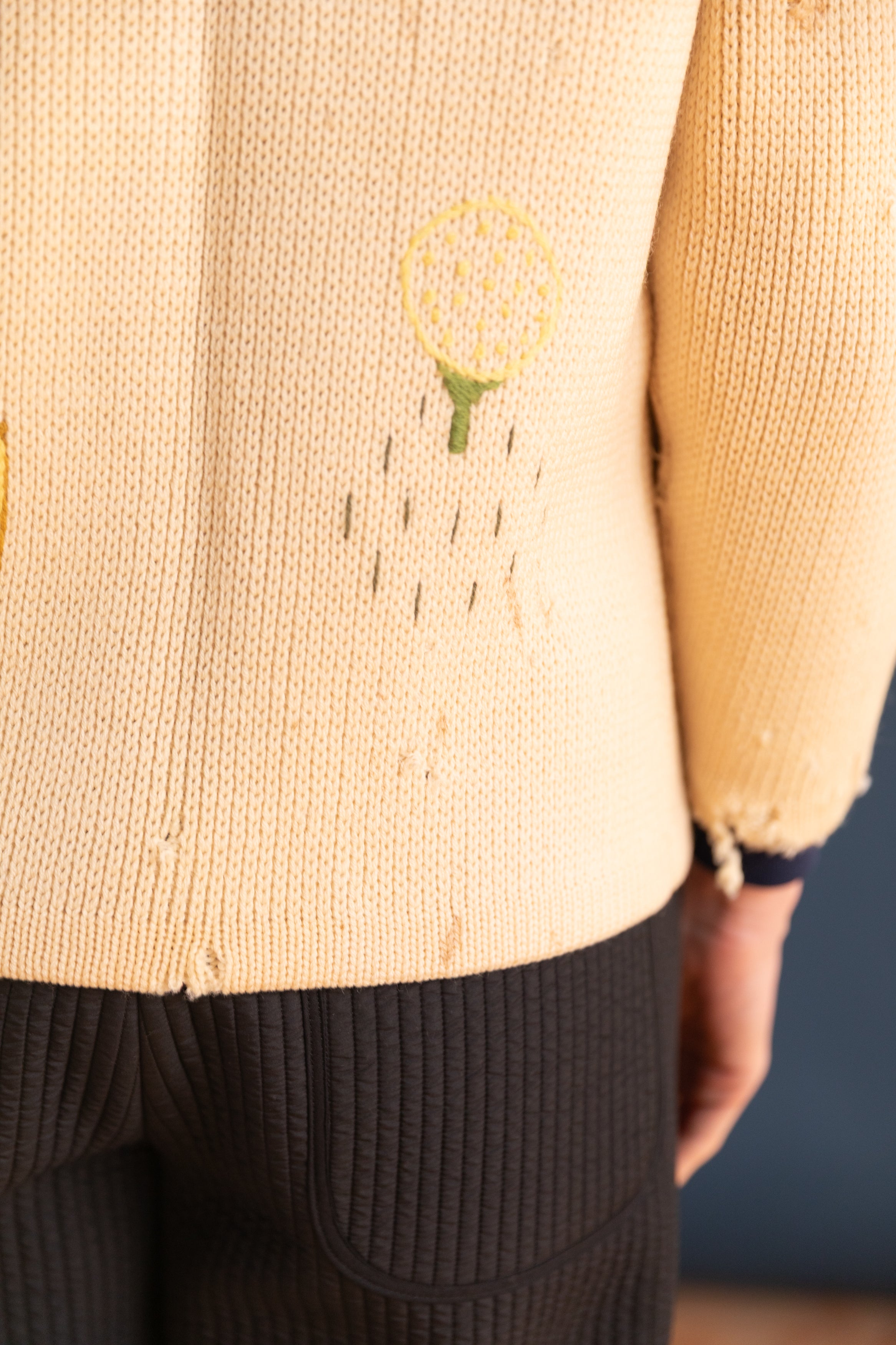 VINTAGE NOVELTY GOLF SWEATER
