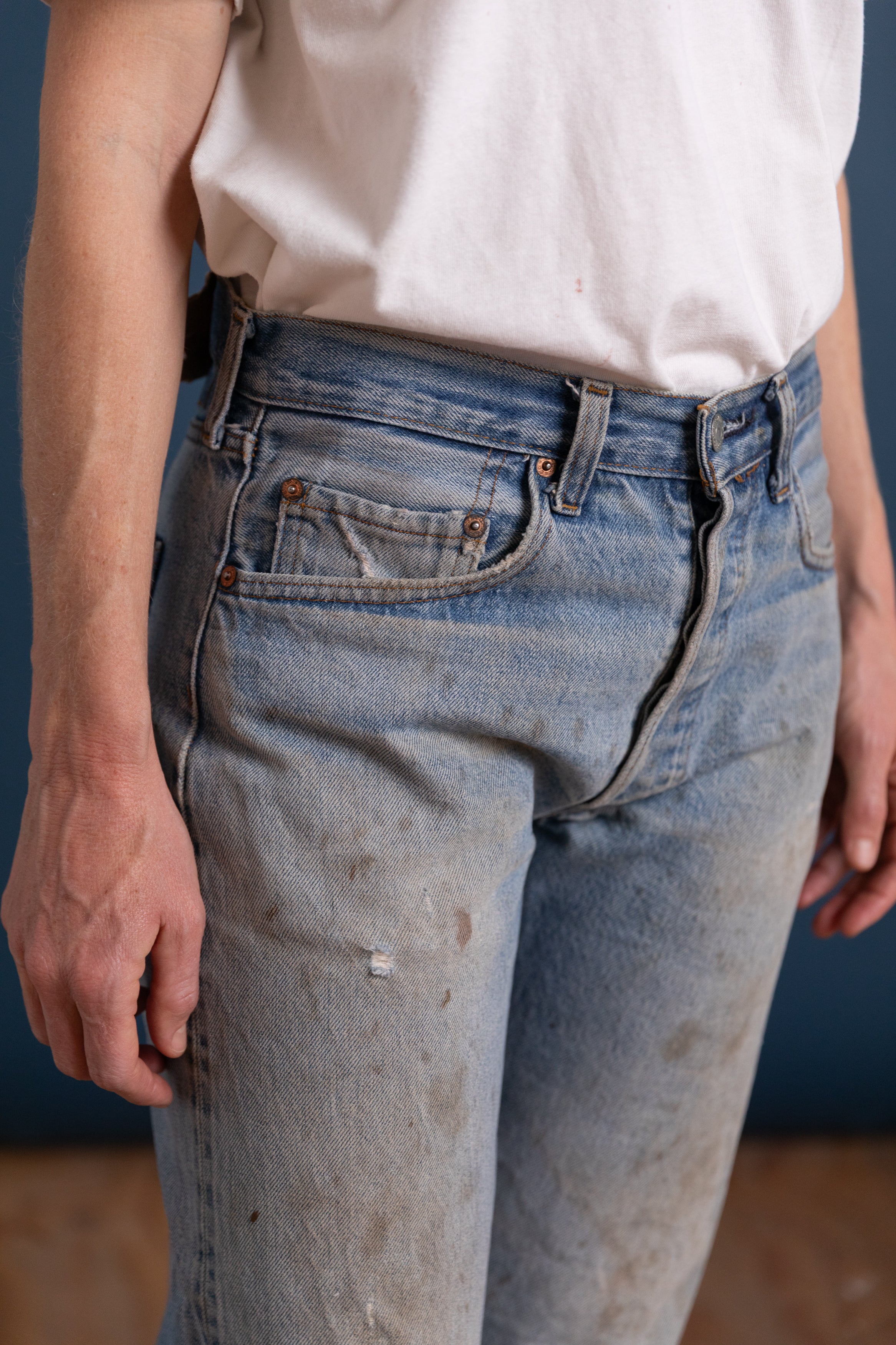 VINTAGE REDLINE SELVEDGE LEVI 501's, 30x30