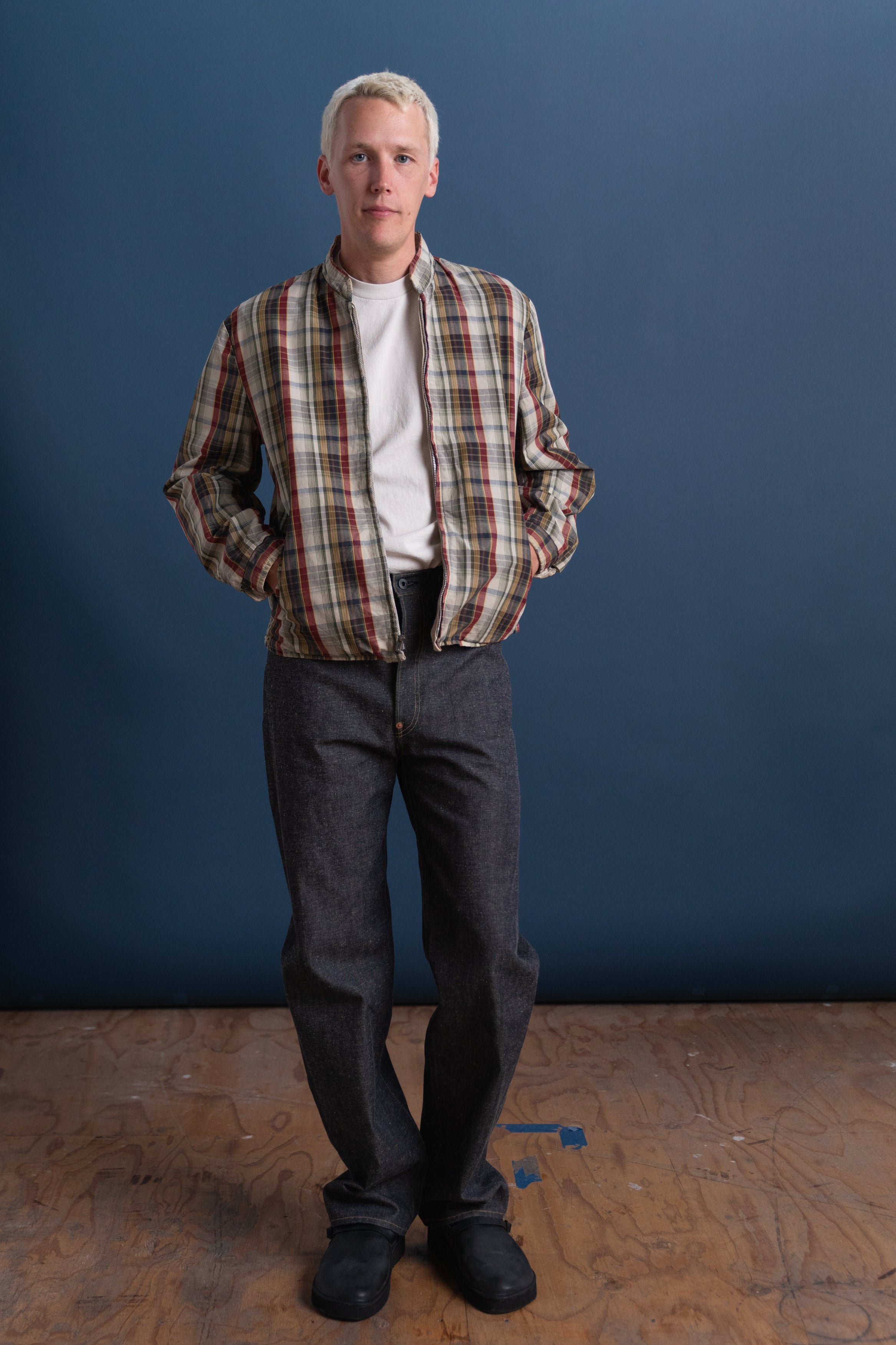 VINTAGE REVERSIBLE MADRAS PLAID JACKET