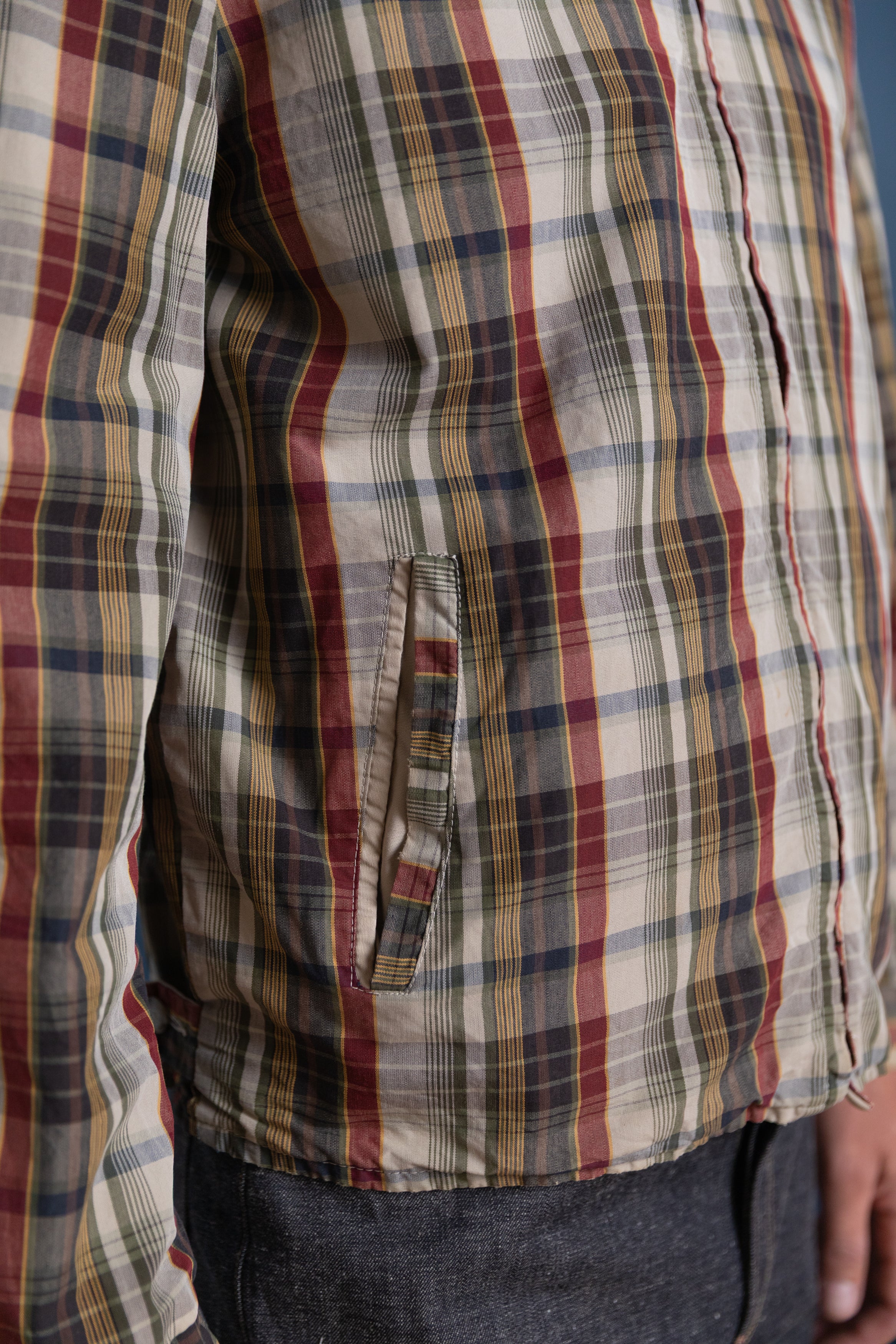 VINTAGE REVERSIBLE MADRAS PLAID JACKET