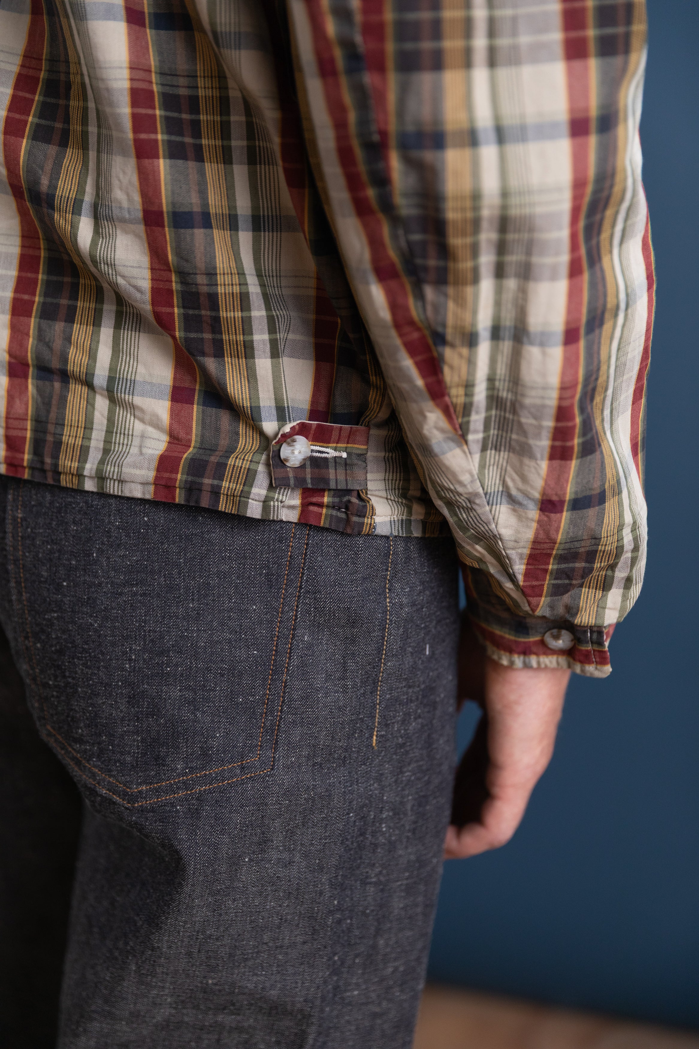 VINTAGE REVERSIBLE MADRAS PLAID JACKET