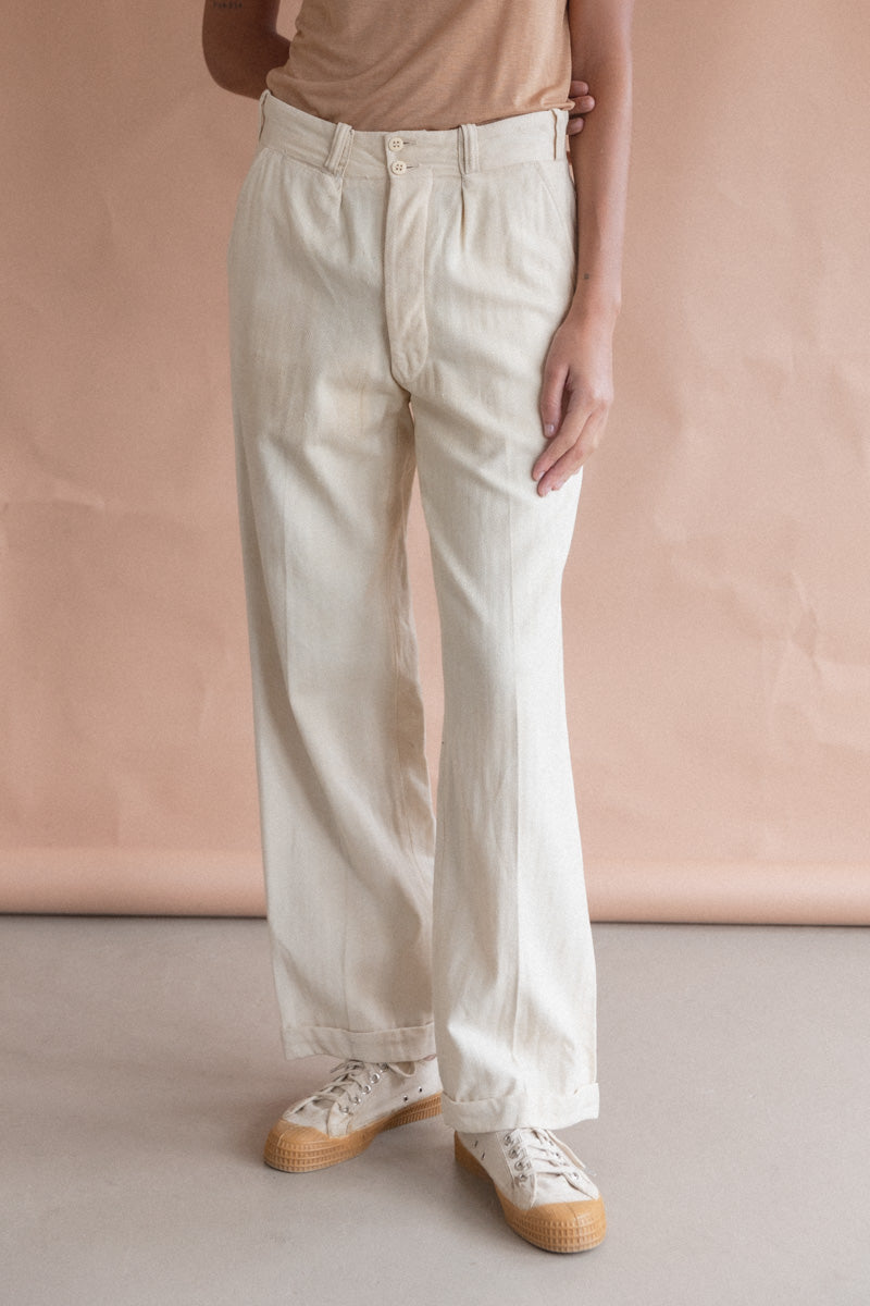 vintage dress pants VINTAGE WOOL PANTS 02
