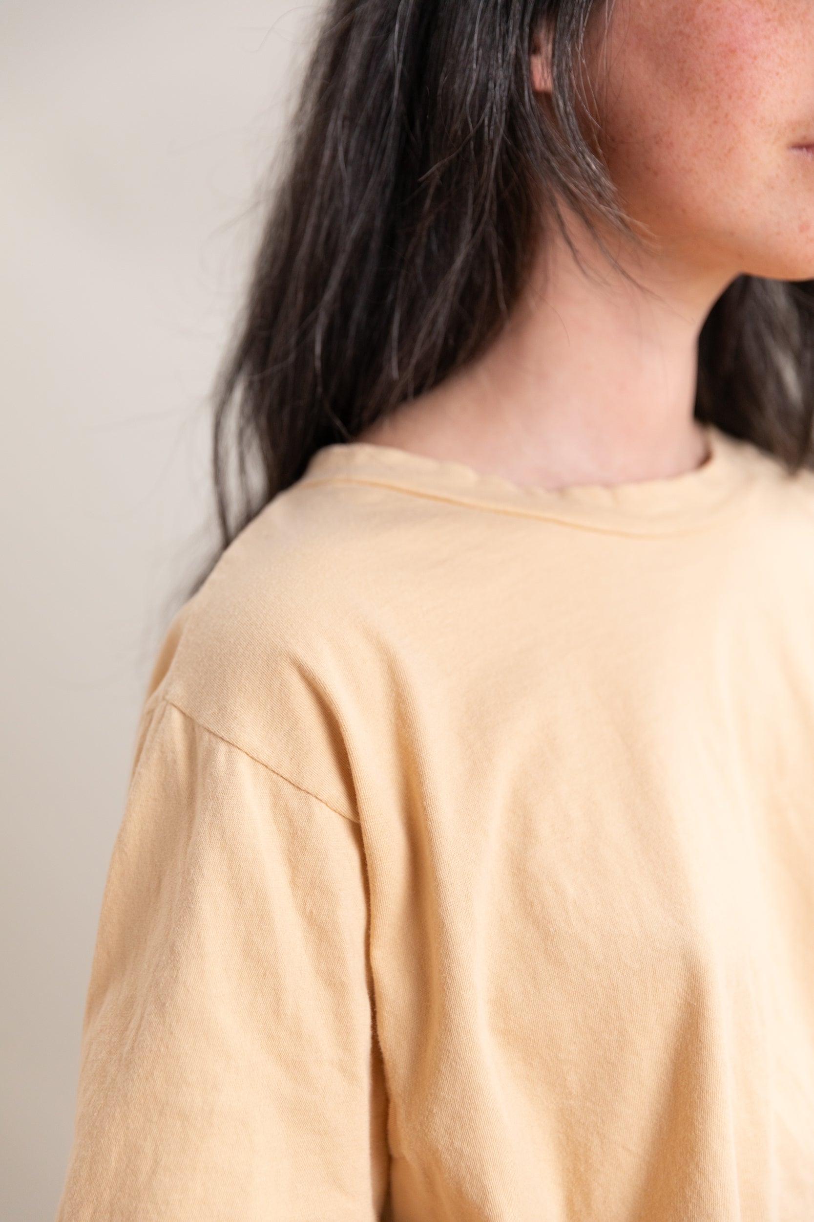 BOX TEE IN BARLEY