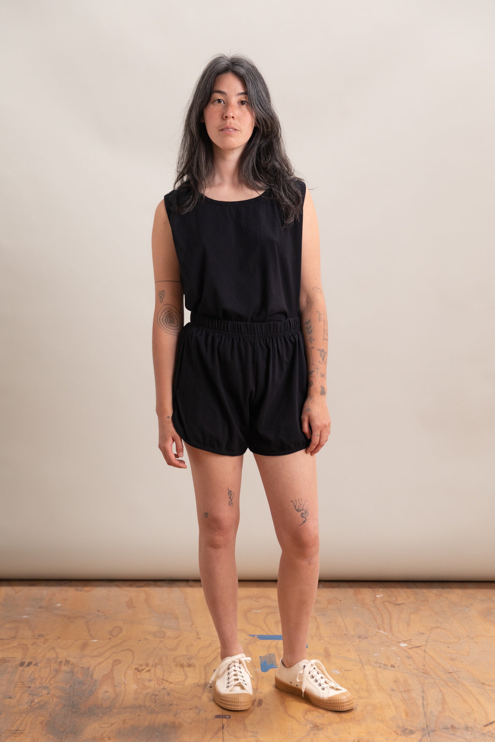 TRAINER SHORT IN BLACK