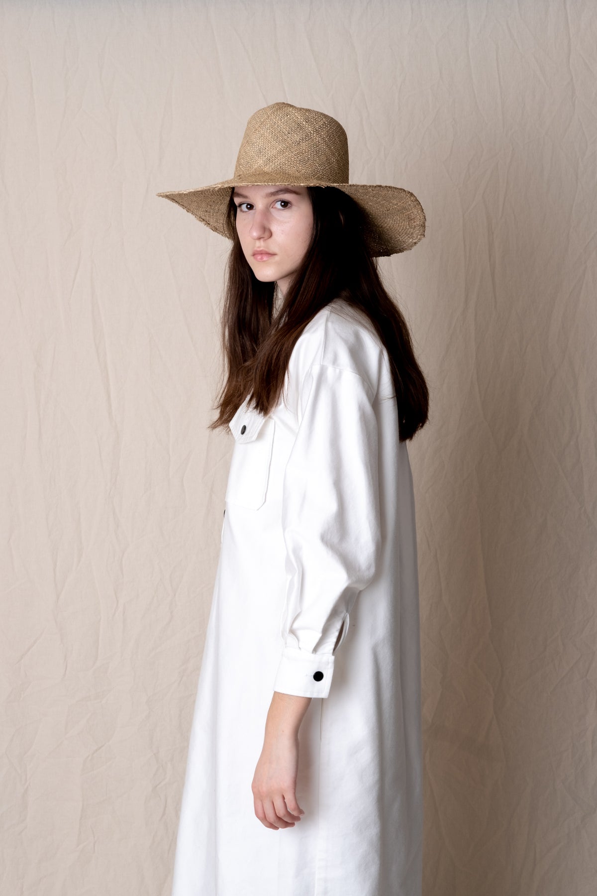 OPTIMO PACKABLE HAT IN SEAGRASS STRAW