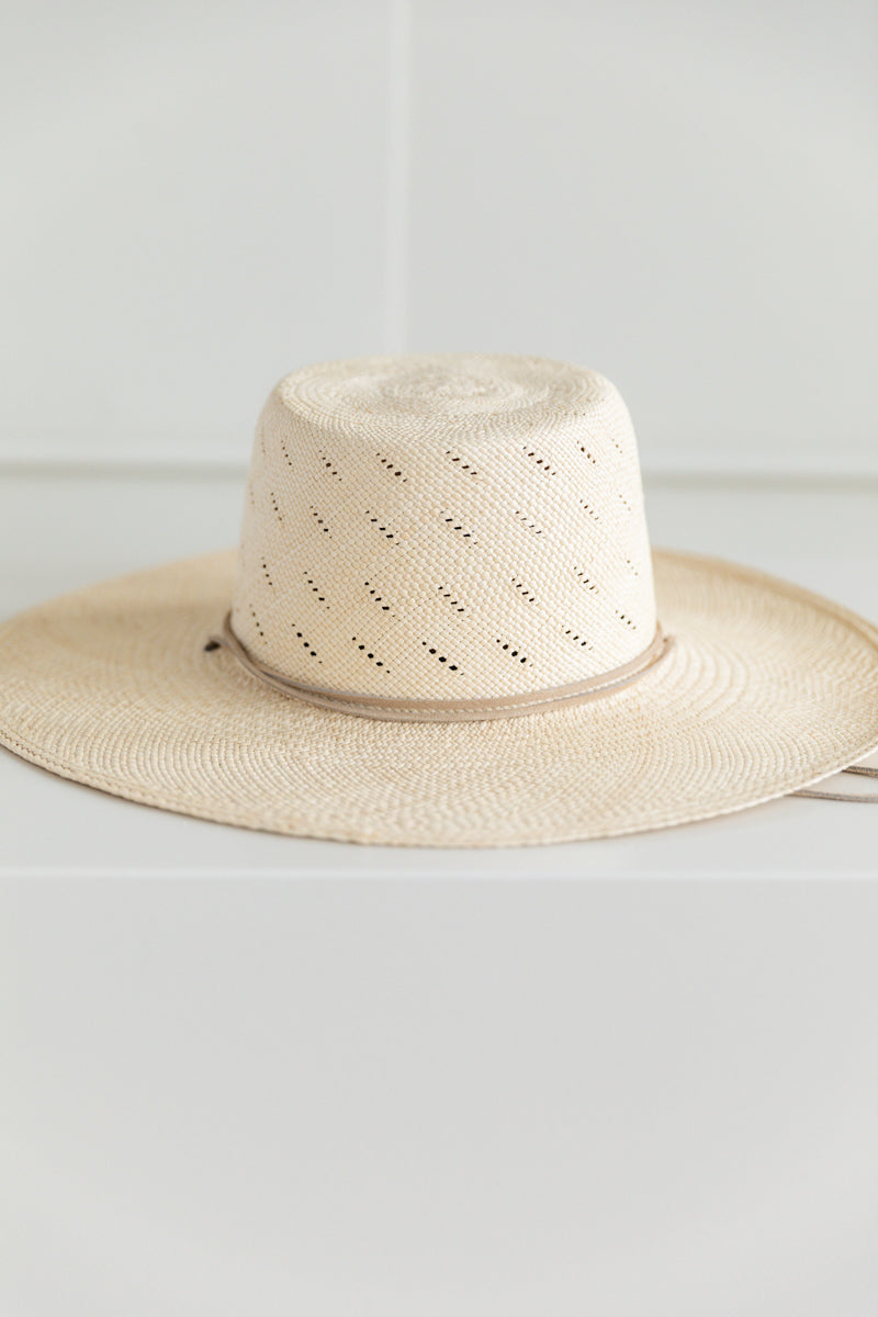 ALPINE HAT IN PANAMA STRAW