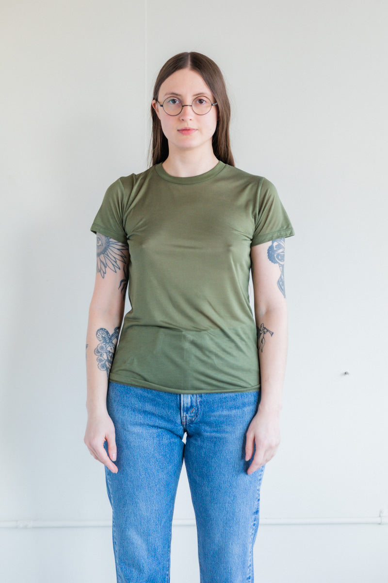 TEE SHIRT IN GREEN