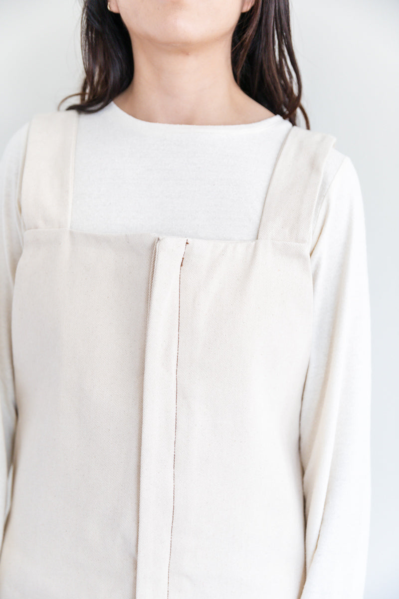 INDRE OVERALLS IN UNDYED COTTON