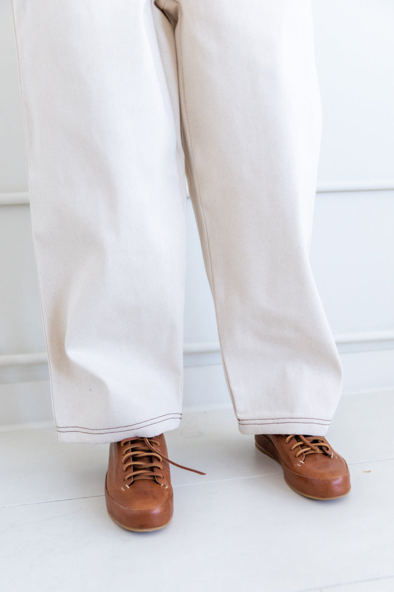 INDRE OVERALLS IN UNDYED COTTON