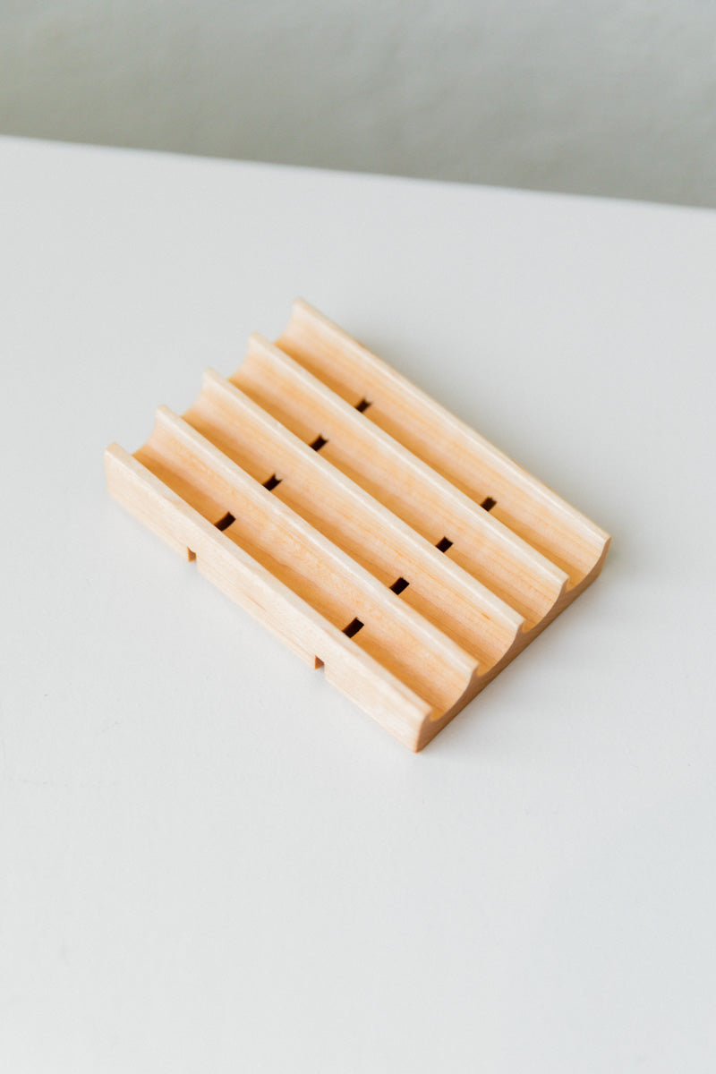 WOOD SOAP DISH
