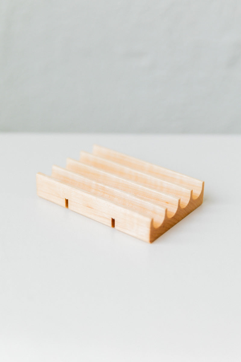 WOOD SOAP DISH