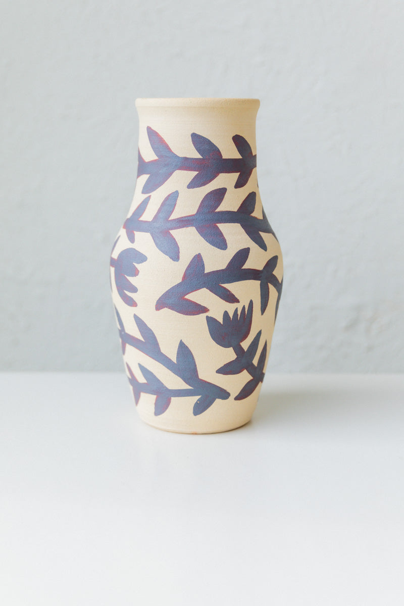 MEDIUM FLORAL PATTERN VASE