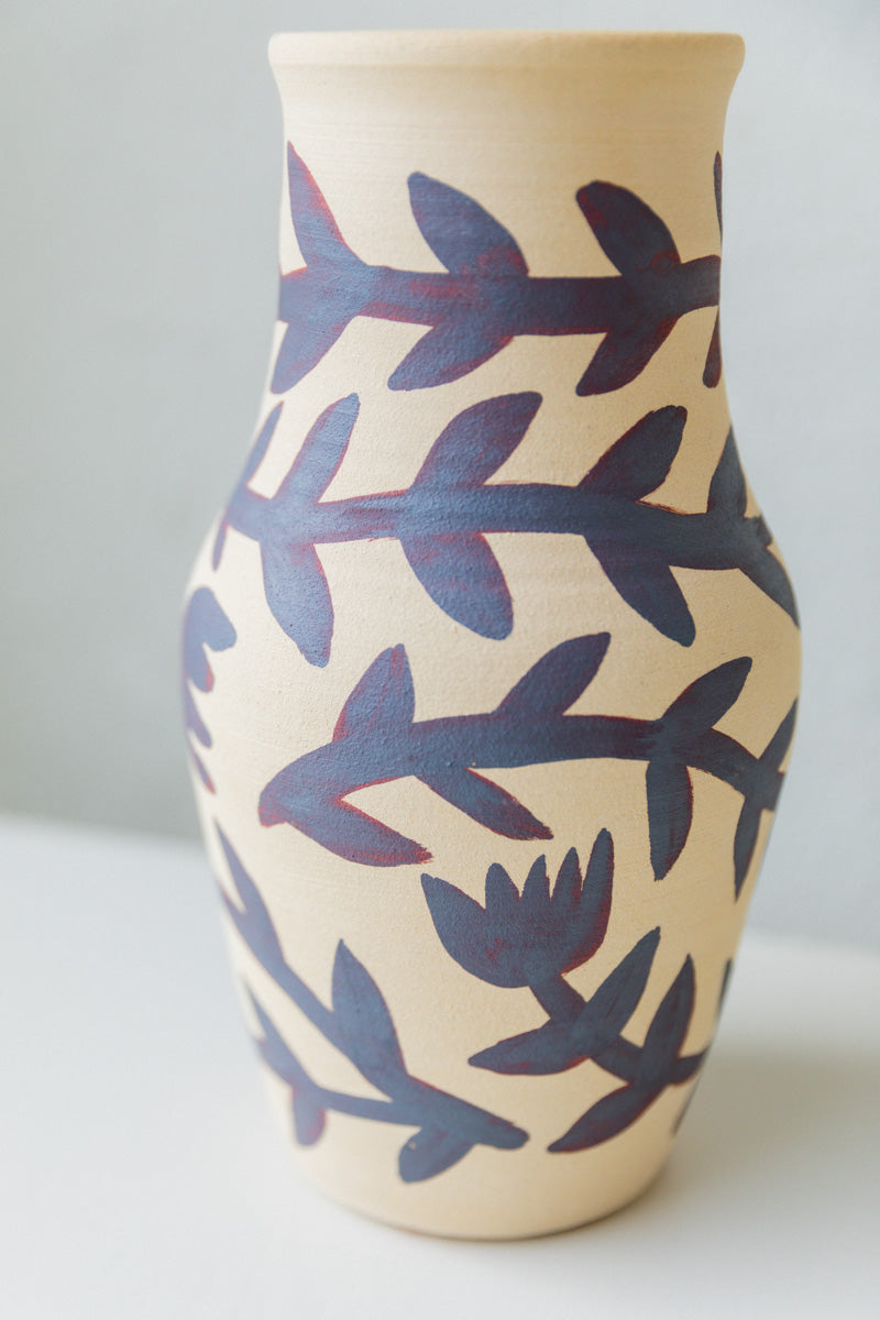 MEDIUM FLORAL PATTERN VASE