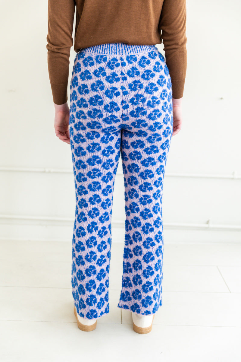 GOLGOLI PANTS IN DUSTY PINK & BLUE