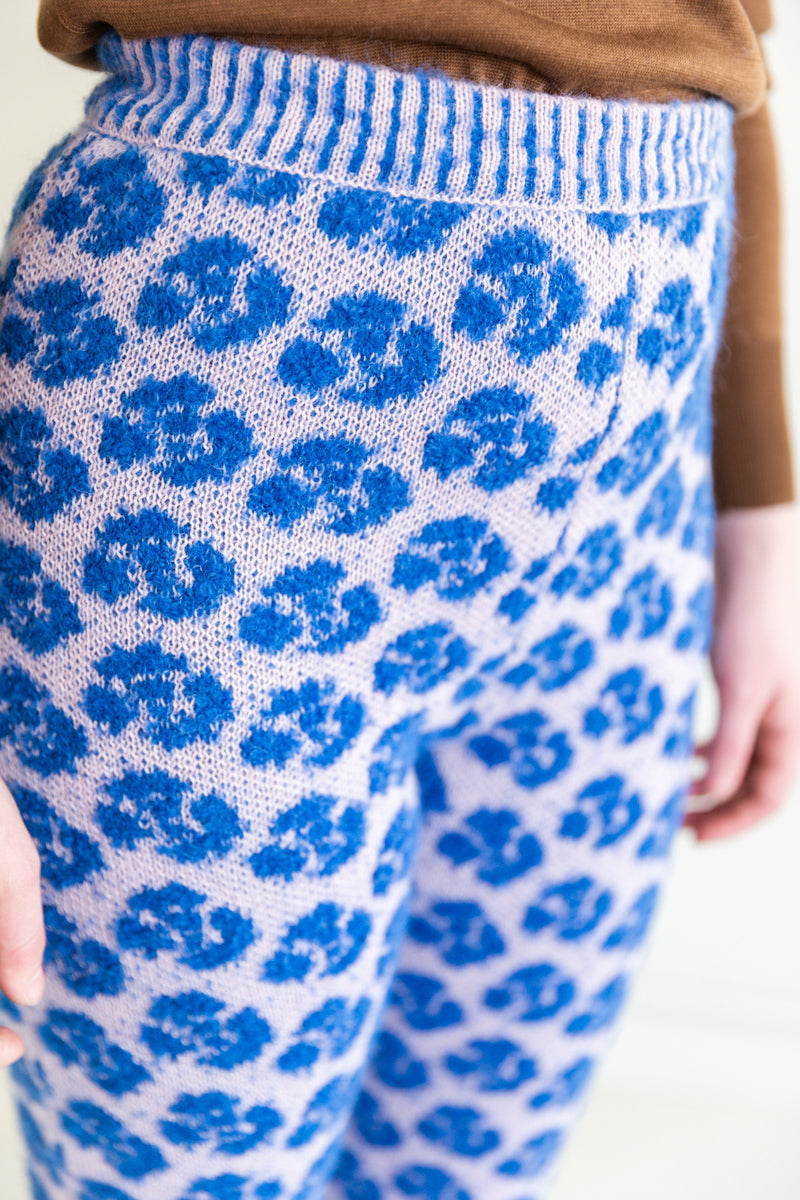 GOLGOLI PANTS IN DUSTY PINK & BLUE