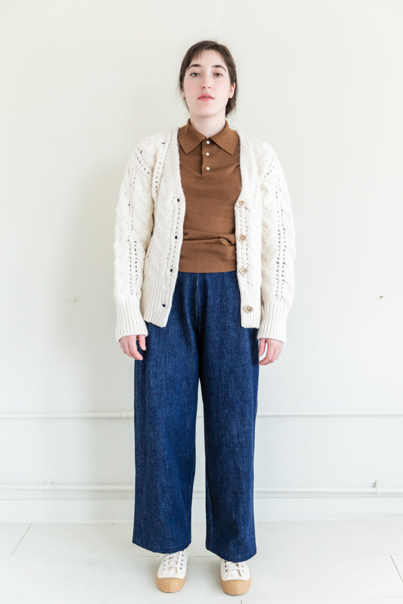 SOLA CARDIGAN IN IVORY