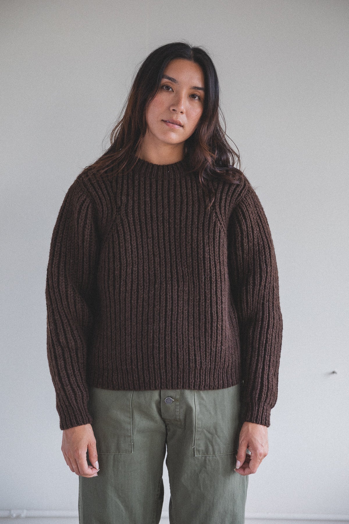 OMBU SWEATER IN EARTH