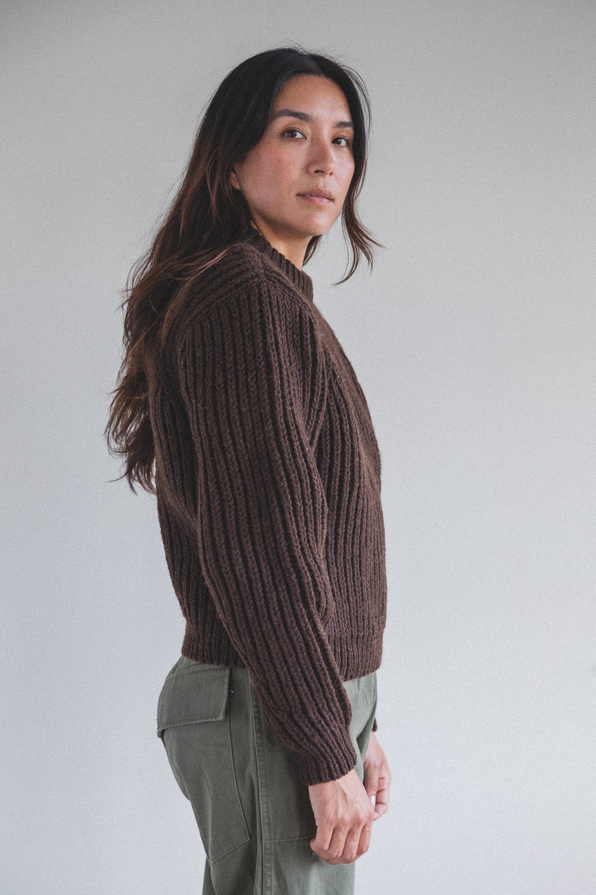 OMBU SWEATER IN EARTH
