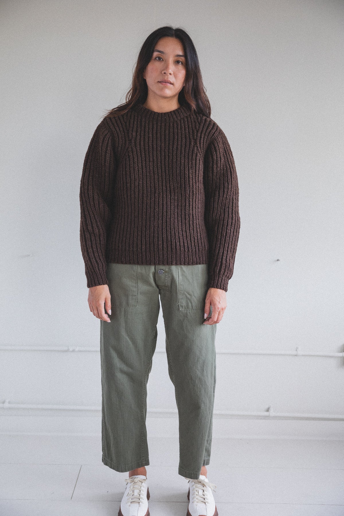 OMBU SWEATER IN EARTH