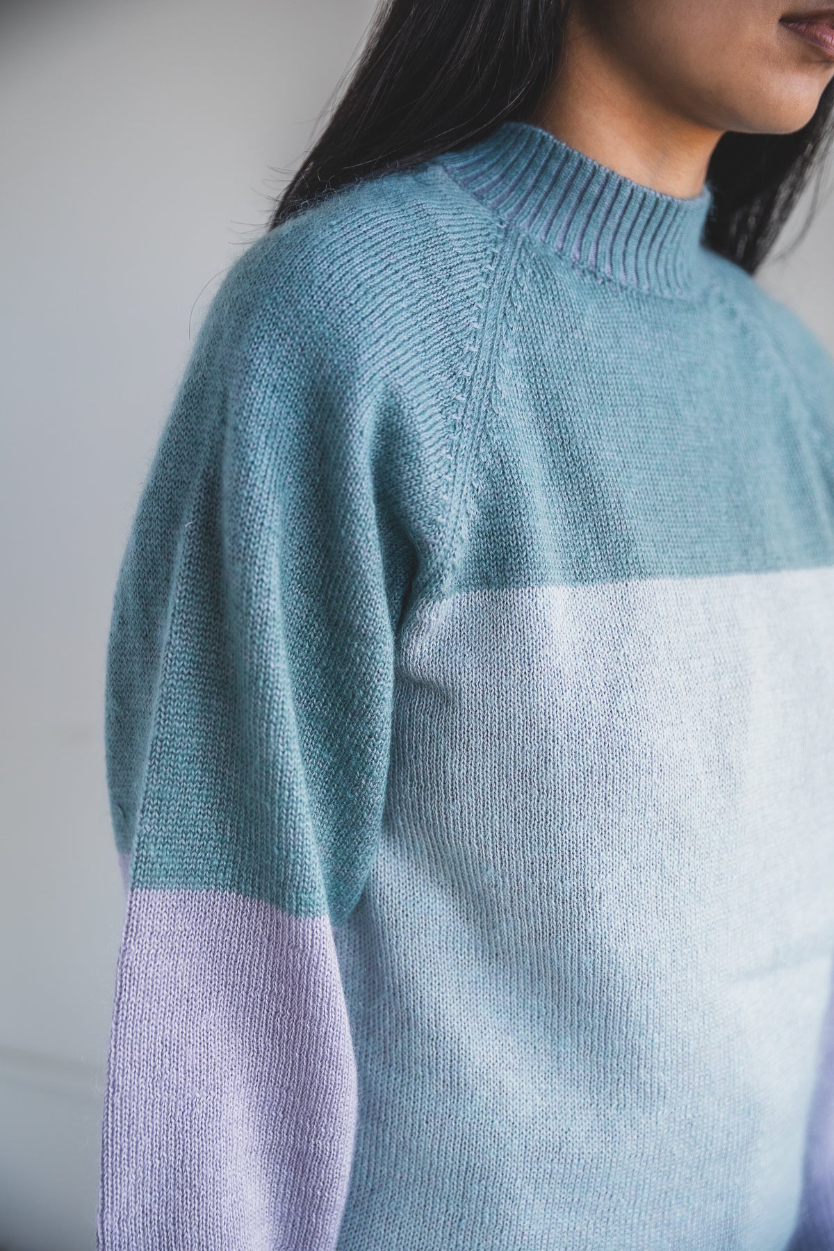 KHAM COLOR SWEATER IN FEATHERY SILK AND MOHAIR