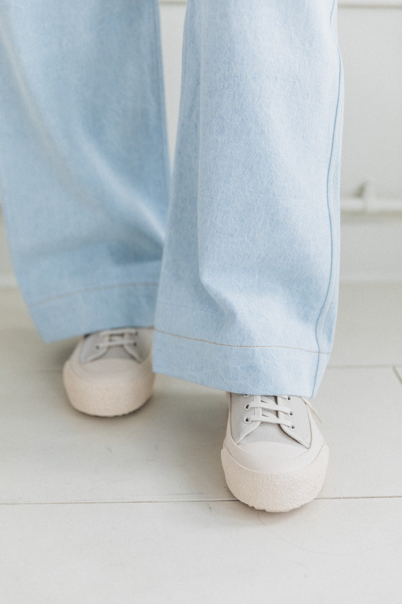 MEYER PANTS IN ICE BLUE BLEACHED DENIM