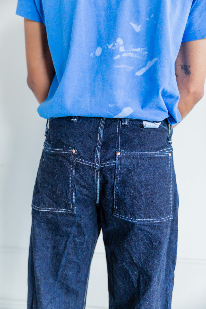 OXFORD JEANS IN RINSED 16OZ SELVAGE DENIM