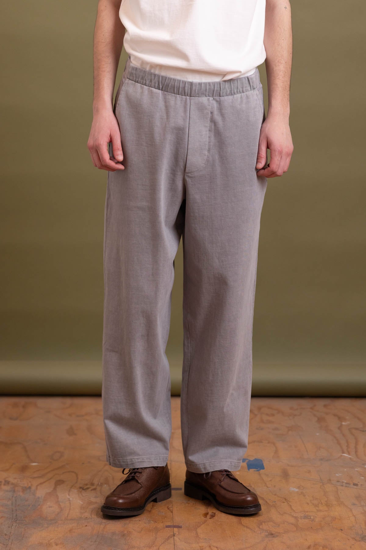 JERSEY LOUNGE PANT IN PIGMENT CHALK