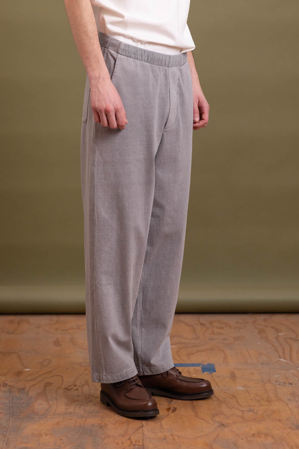 JERSEY LOUNGE PANT IN PIGMENT CHALK