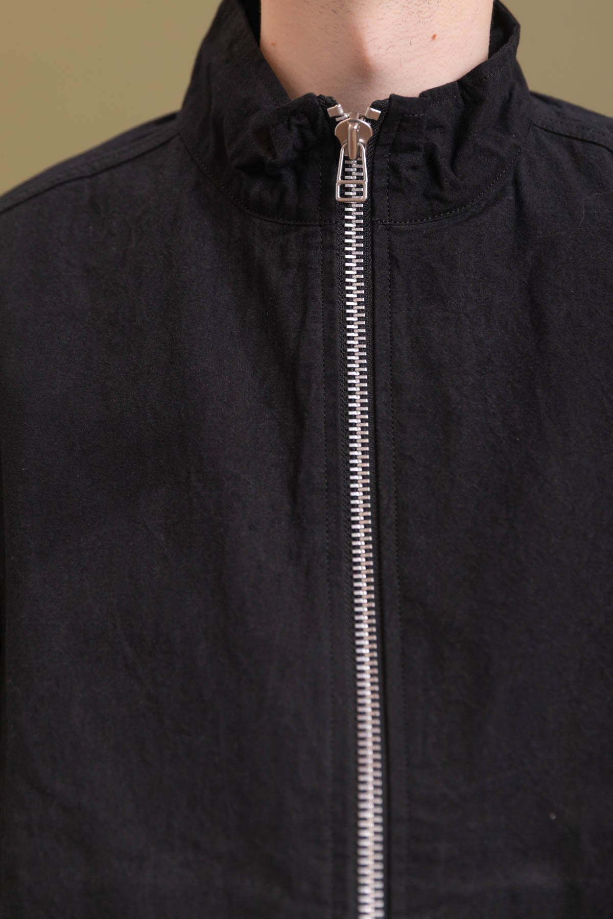 R18 S7 BLOCK JACKET IN BLACK WAX