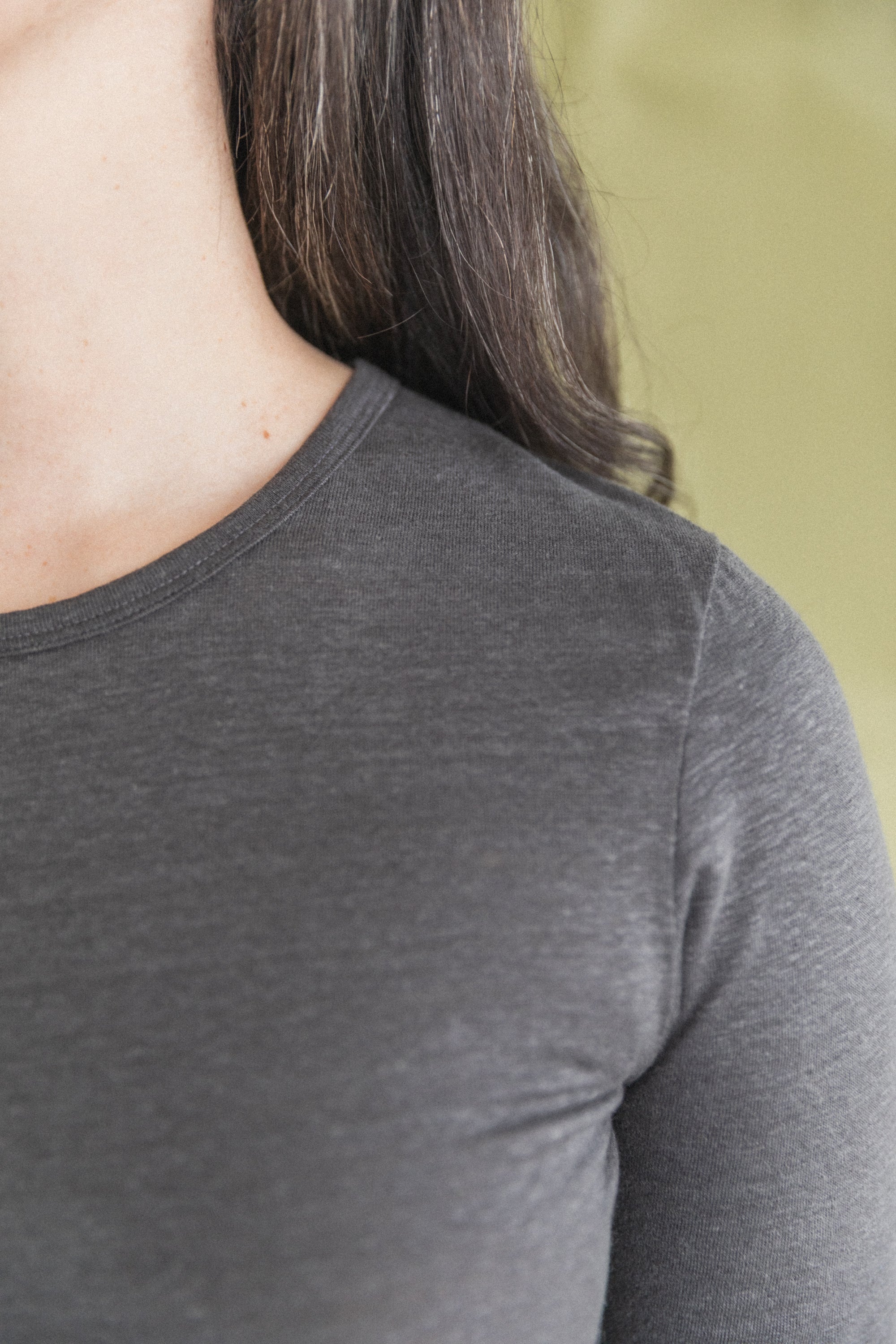 TEE SHIRT IN ANTHRACITE