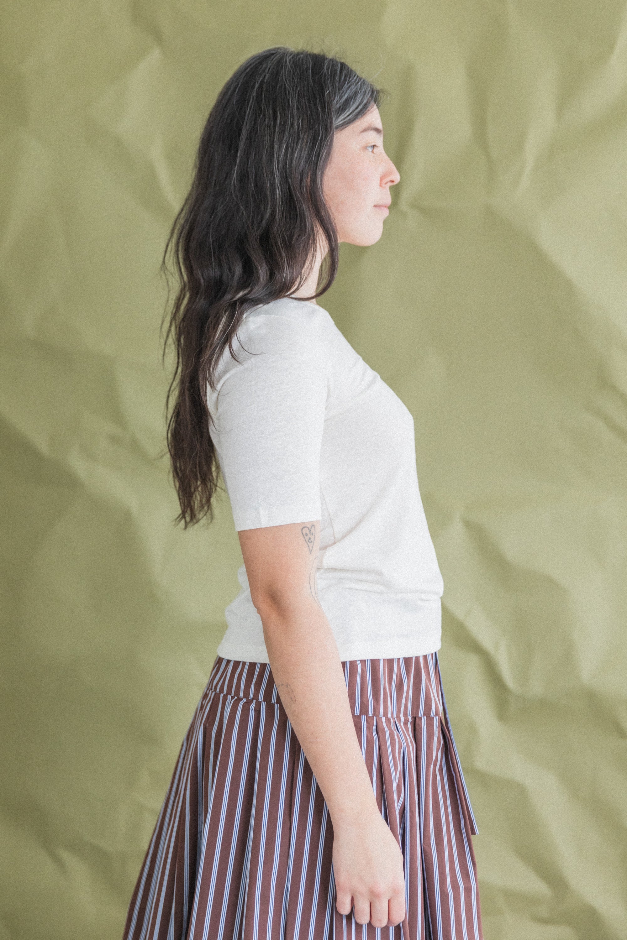 TEE SHIRT IN OFF-WHITE