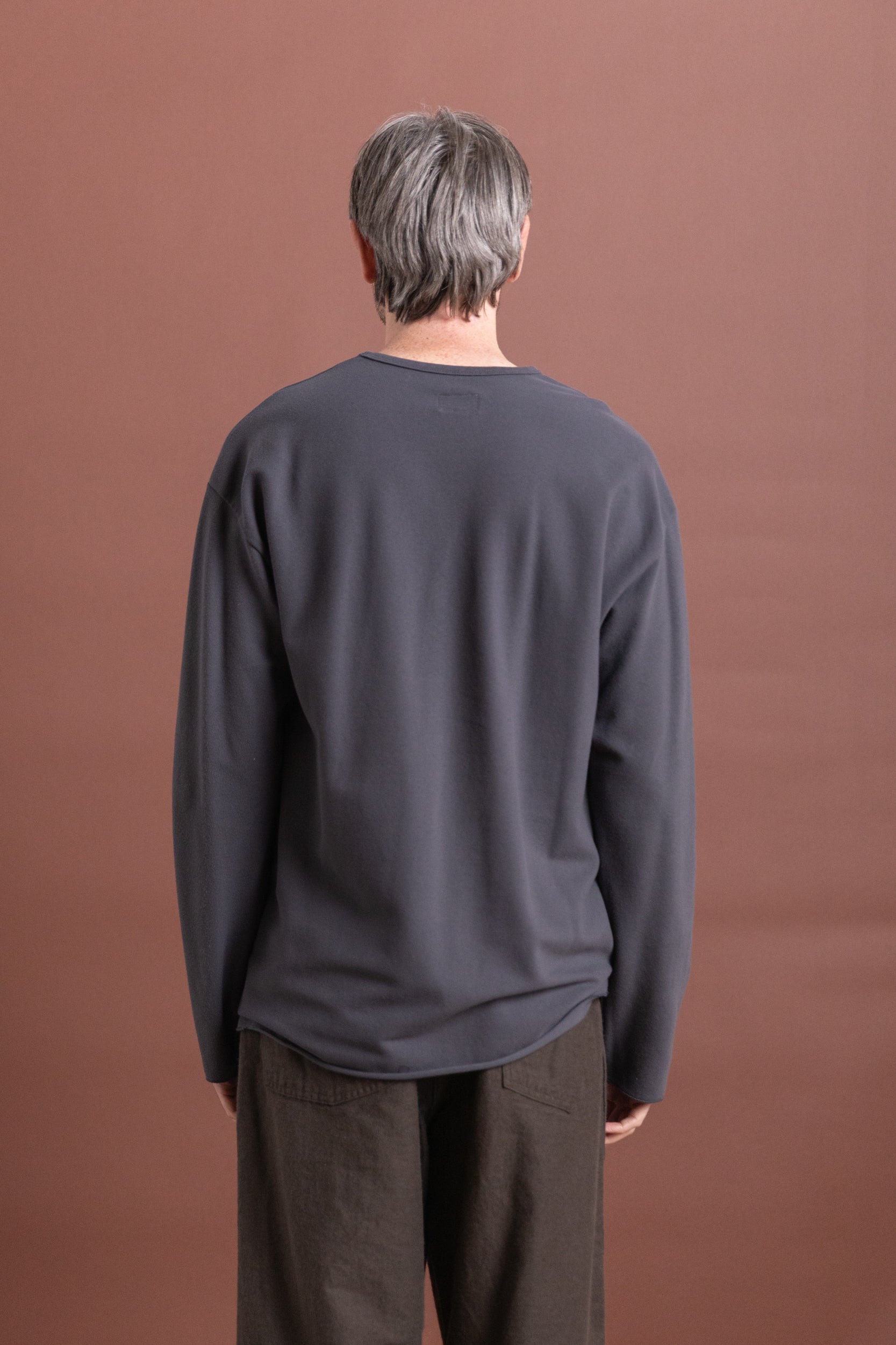 MARINE TOP IN CHARCOAL