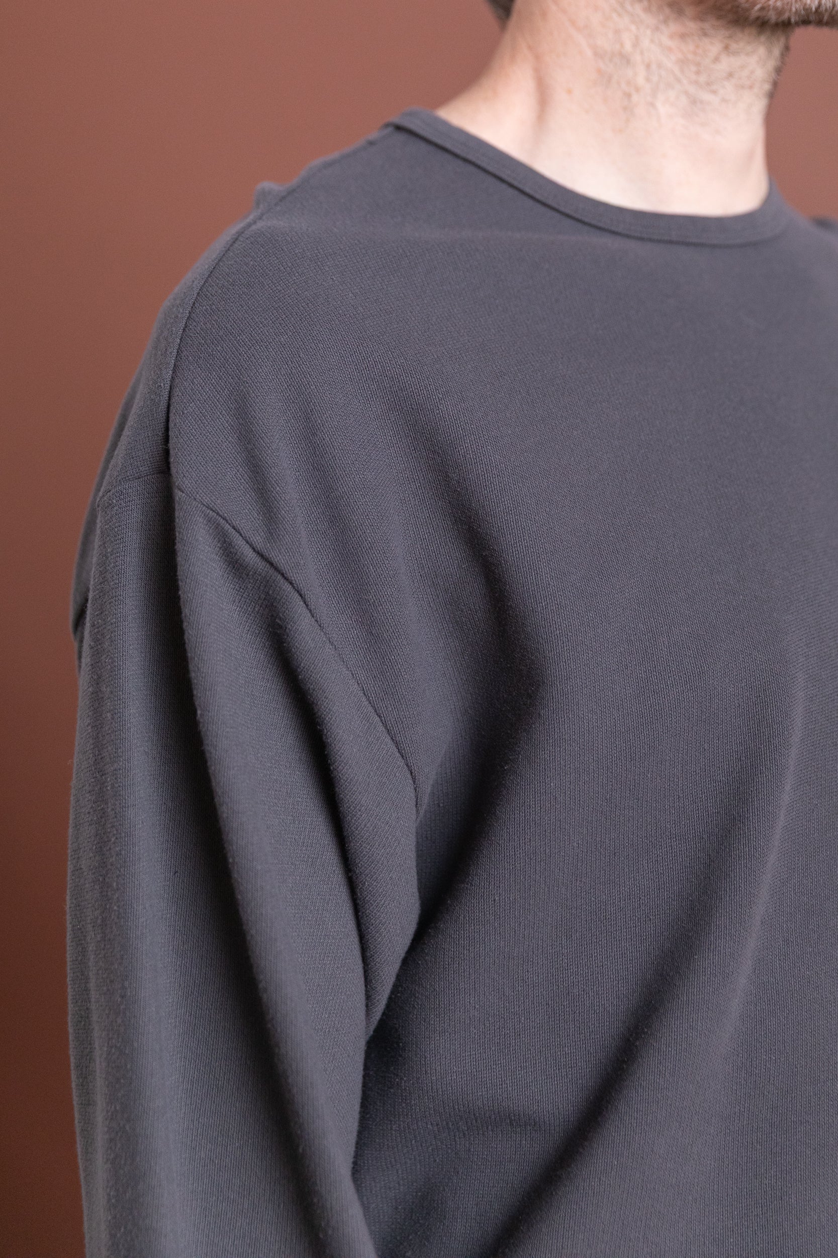 MARINE TOP IN CHARCOAL