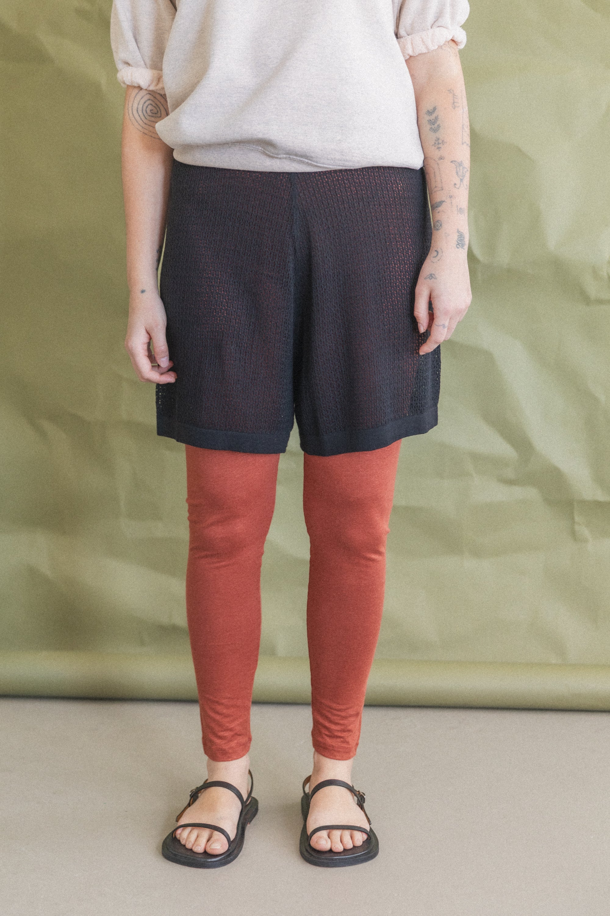 JOHN KNIT SHORT IN BLACK