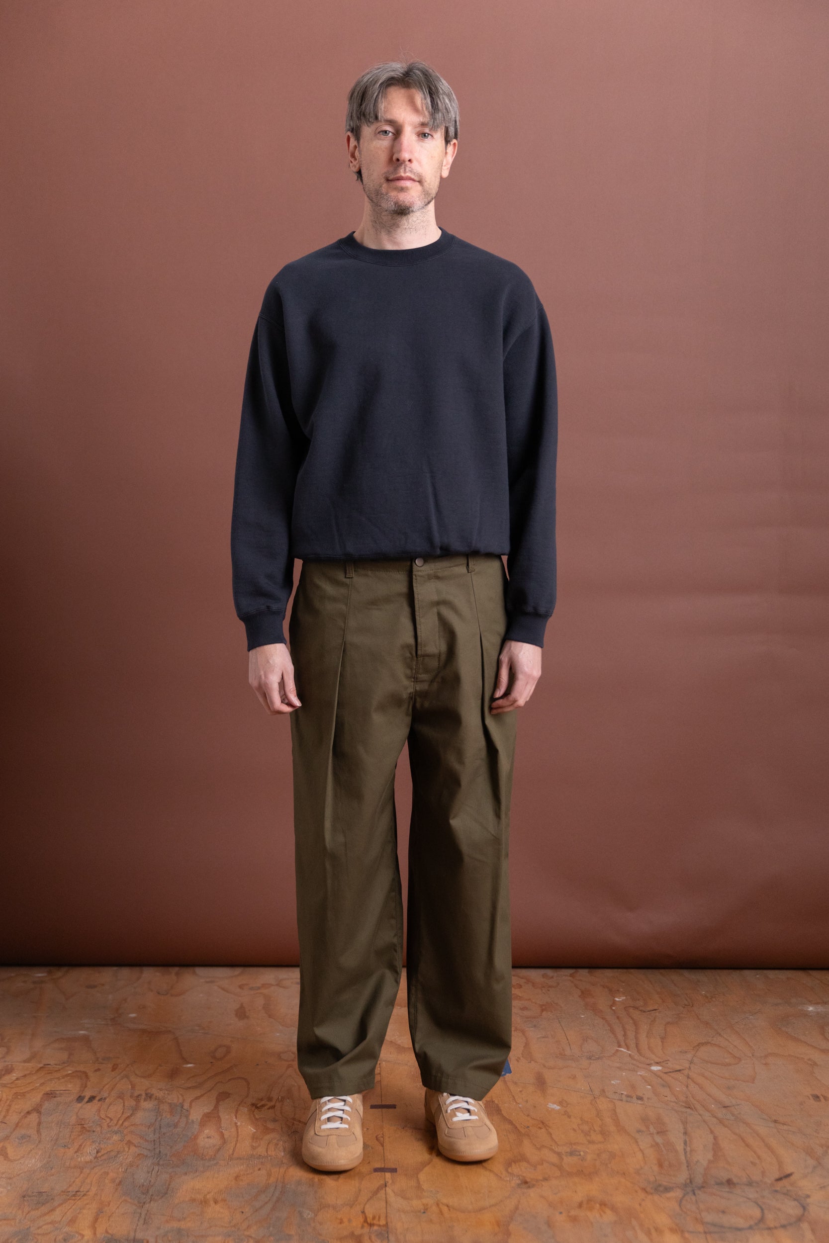 OLIVE TROUSER IN JAPANESE TWILL