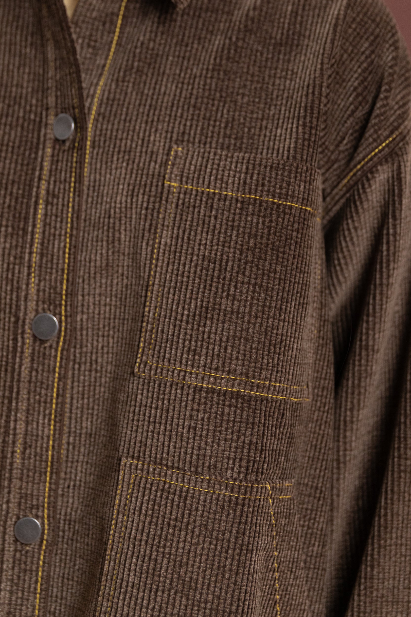 JAPANESE COTTON CORDUROY OVERSIZED SHIRT JACKET