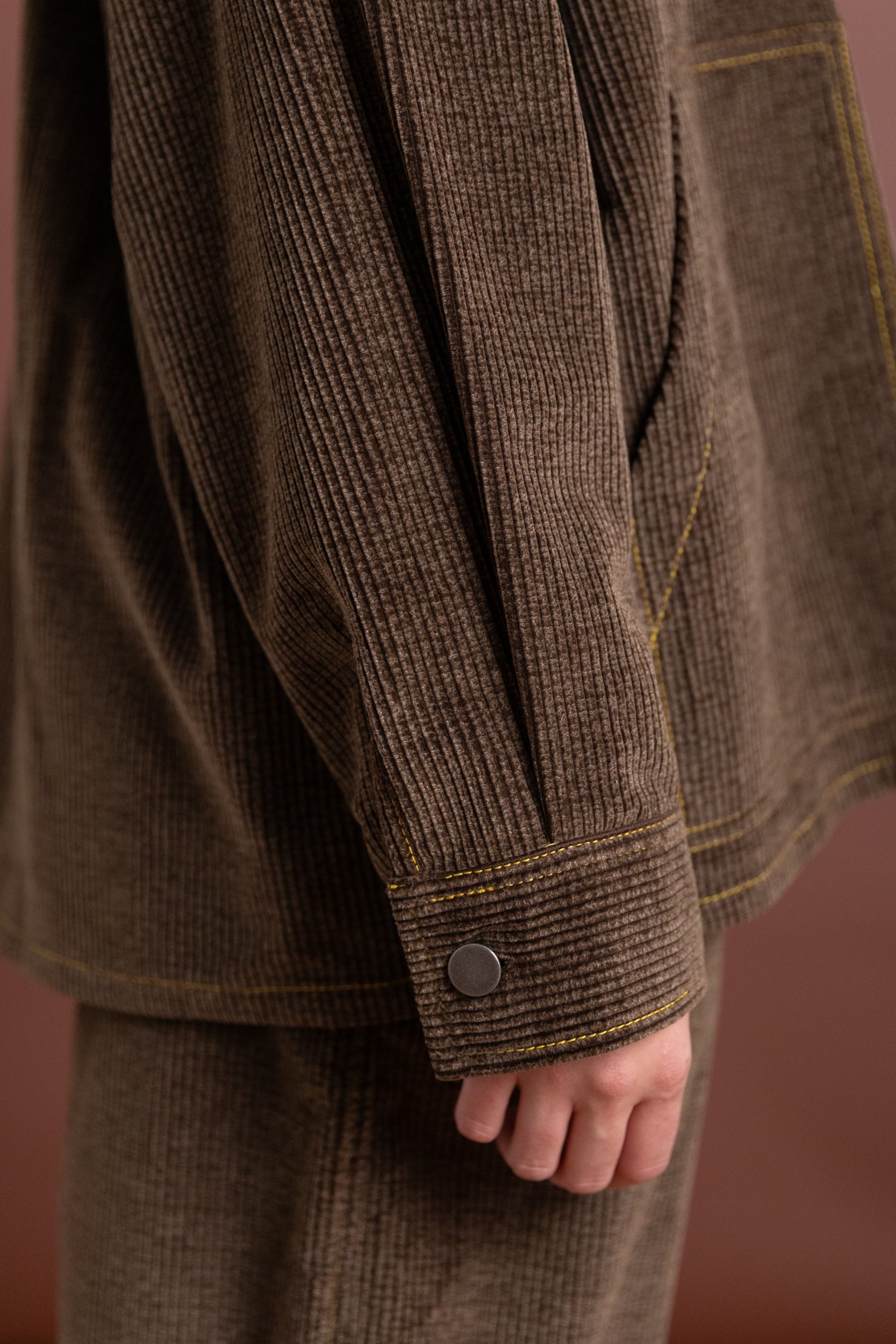 JAPANESE COTTON CORDUROY OVERSIZED SHIRT JACKET