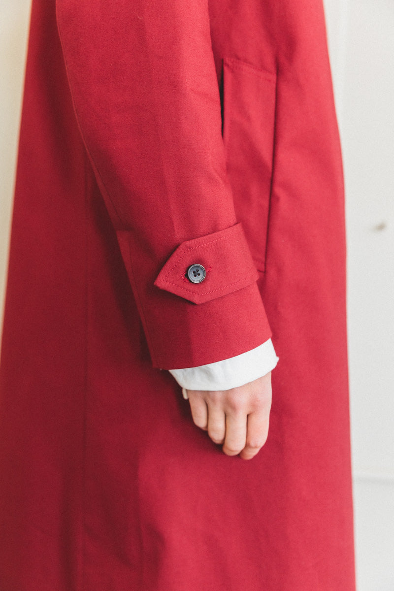 ANOUK JACKET IN CRIMSON TWILL