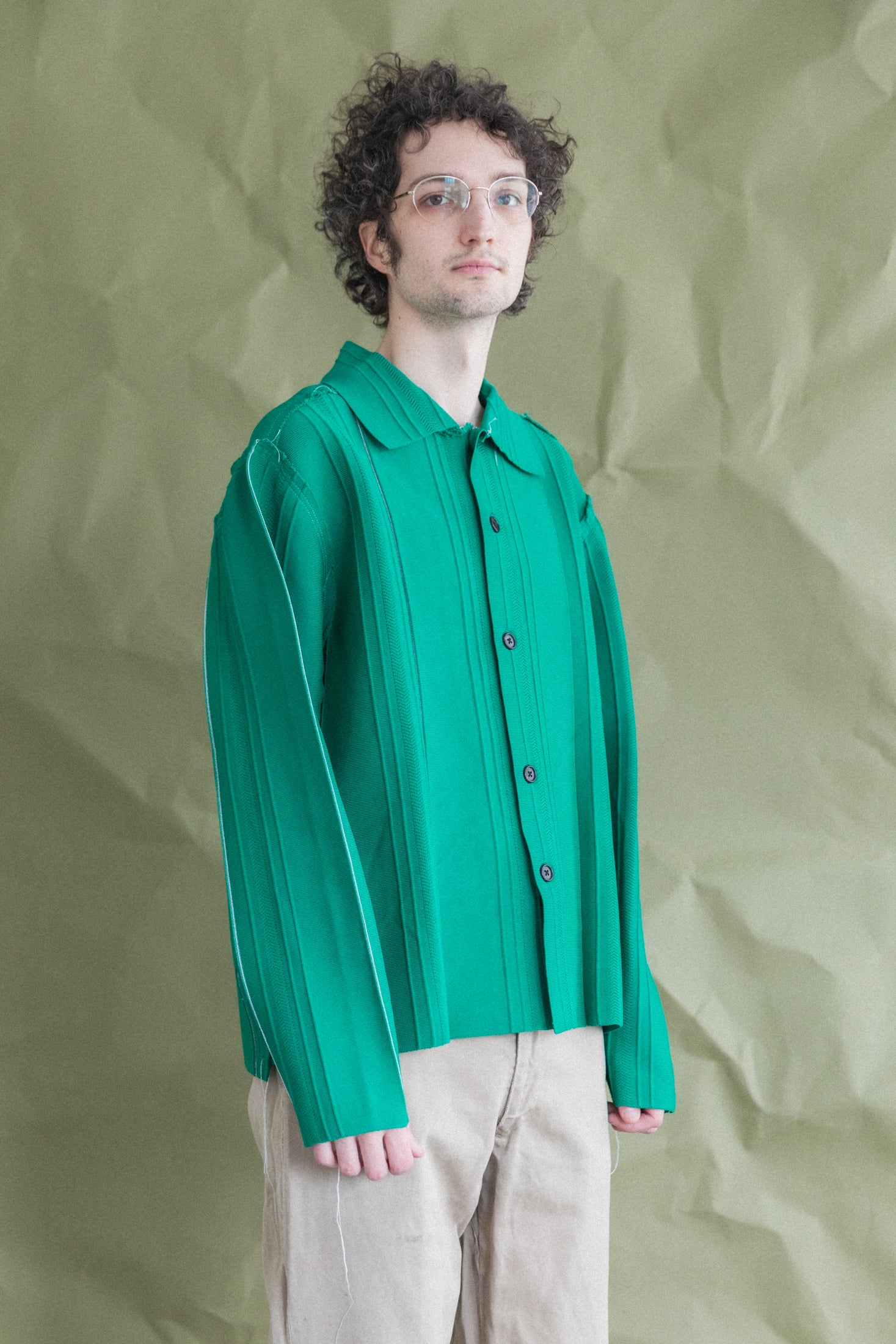 CARDIGAN IN GREEN