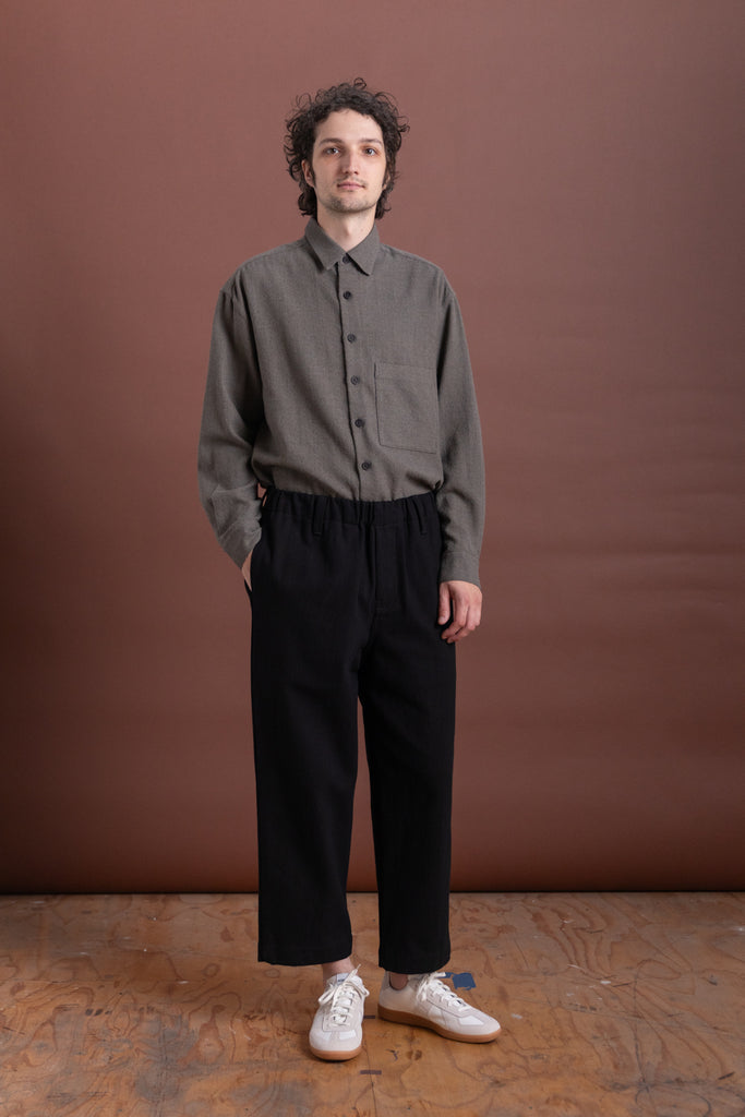 NEAT COTTON KERSEY WIDE 44 BLACK スラックス nt_cotton-karse_Black_wide_0a.jpg