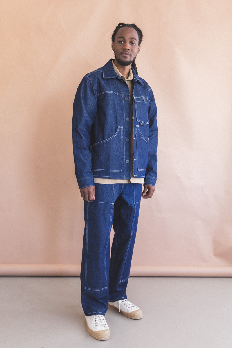 JARDIN JACKET IN INDIGO DENIM