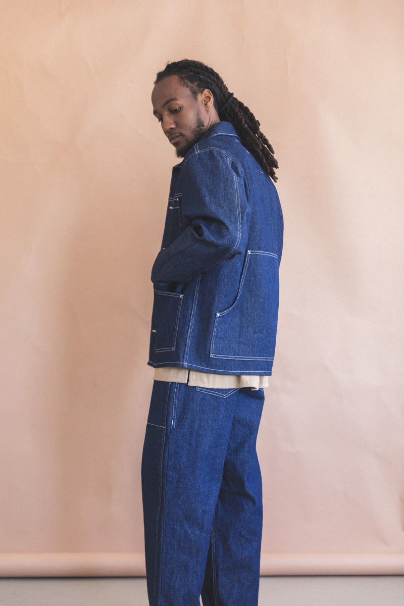JARDIN JACKET IN INDIGO DENIM