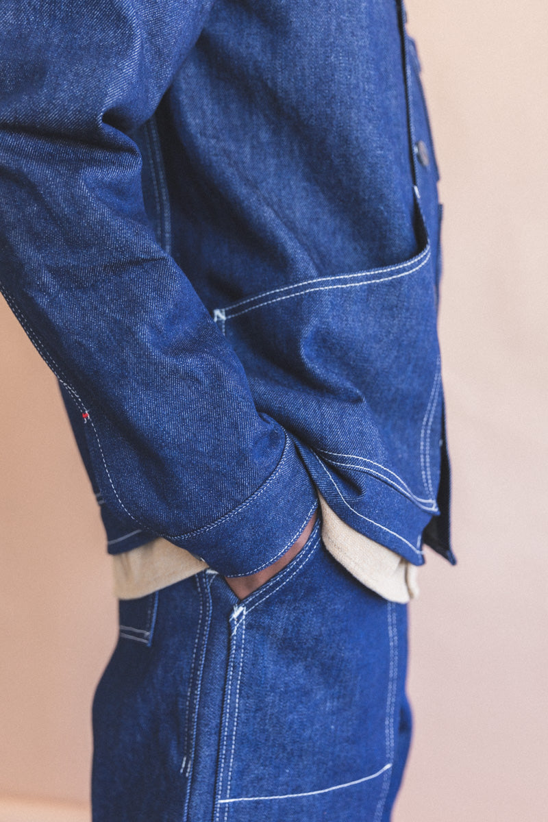 JARDIN JACKET IN INDIGO DENIM