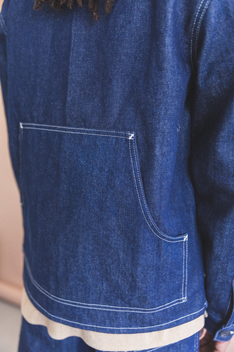 JARDIN JACKET IN INDIGO DENIM