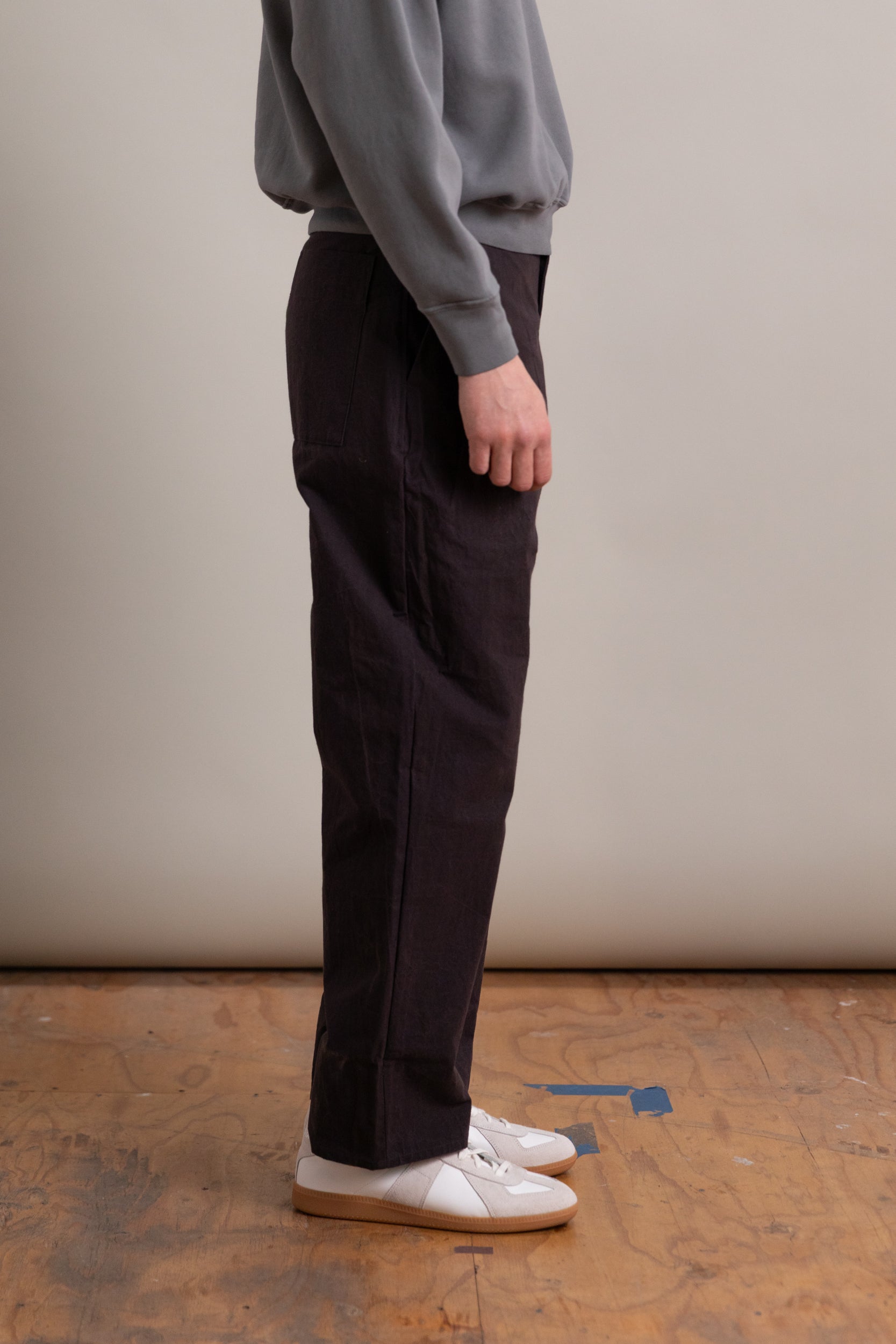 R0 P4 WIDE PANTS IN EARTH WAX