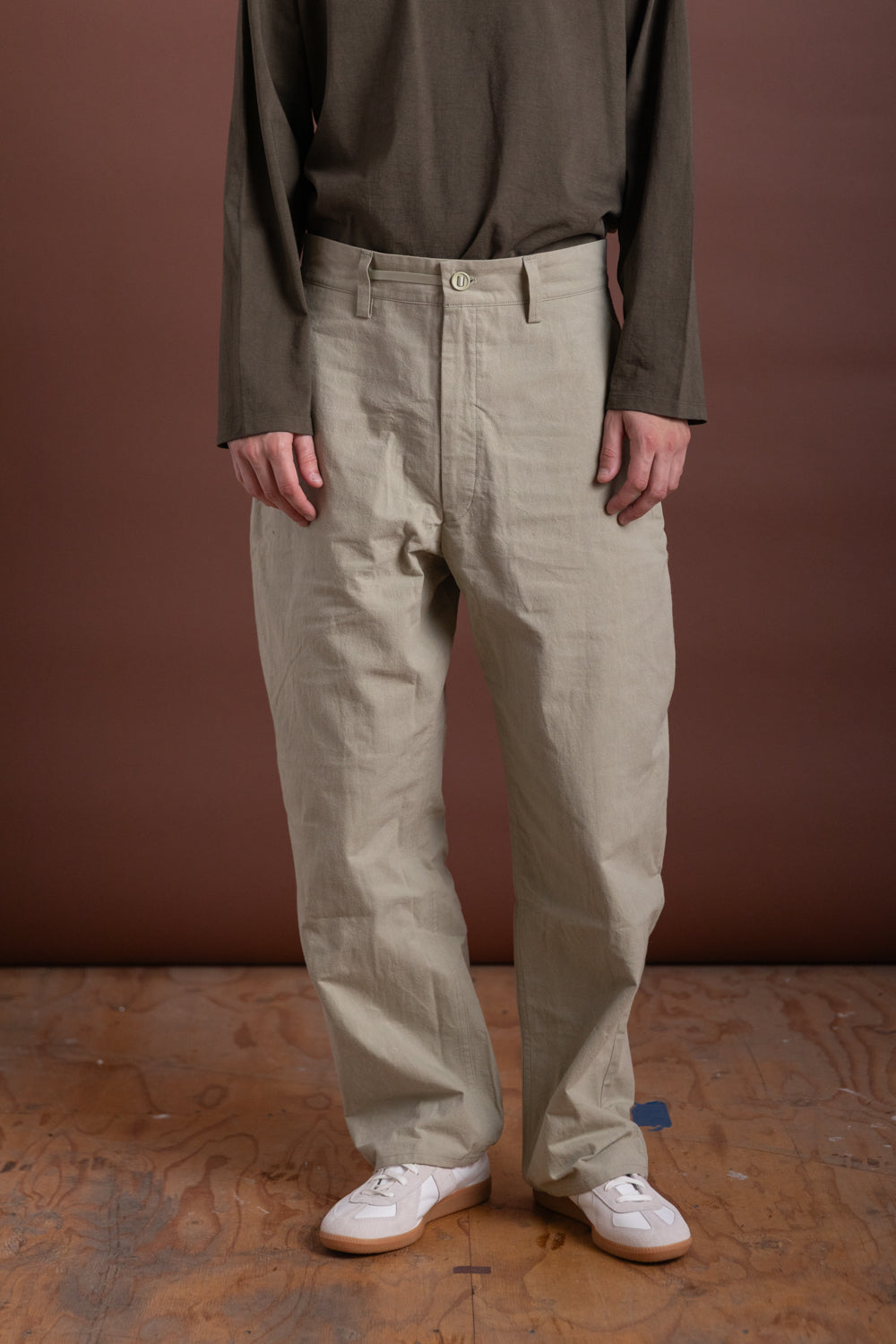 R19 P4 WIDE PANTS IN POA WAX