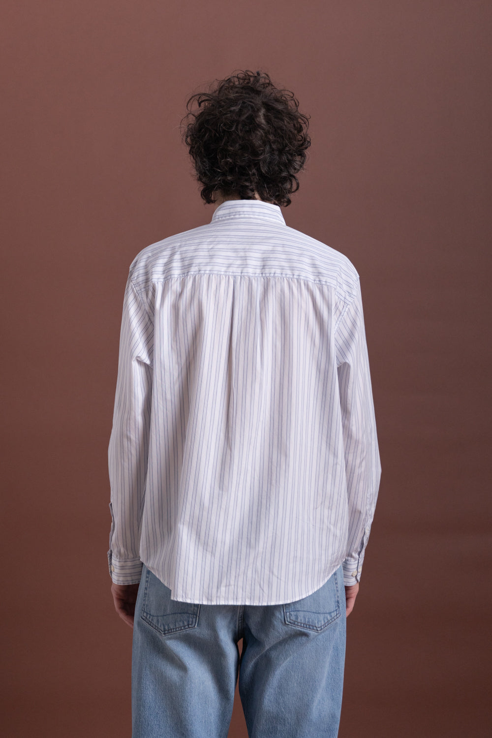 DISTANT SHIRT IN CONVENTIONAL STRIPE