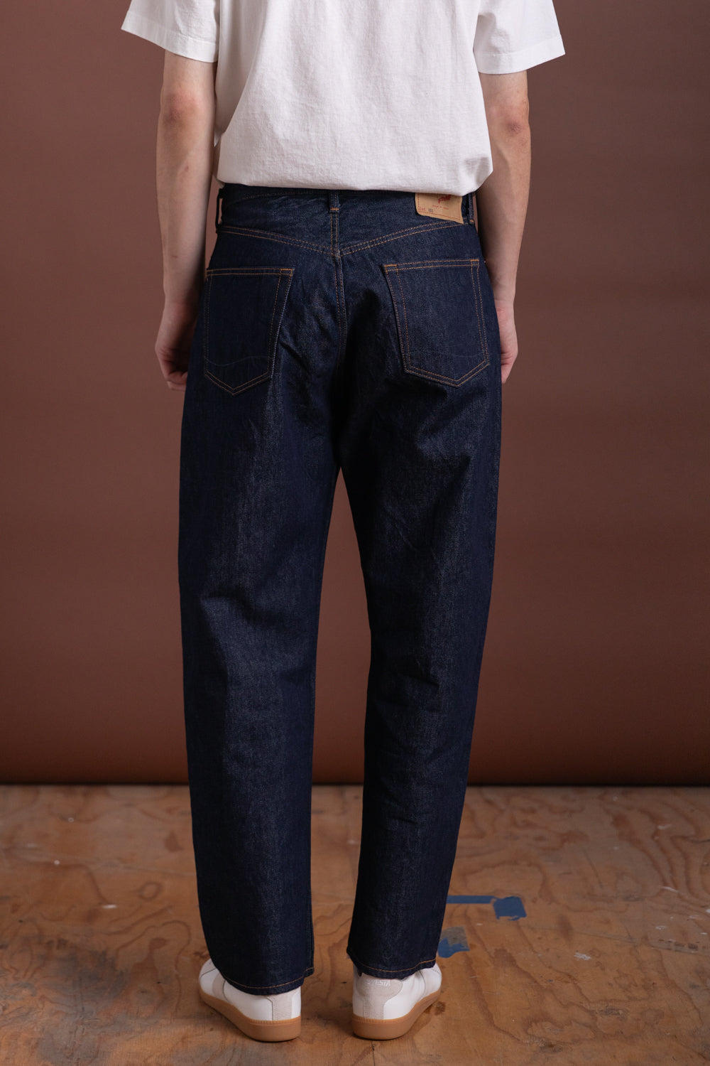 101 DAD'S FIT DENIM PANTS IN BLUE DENIM
