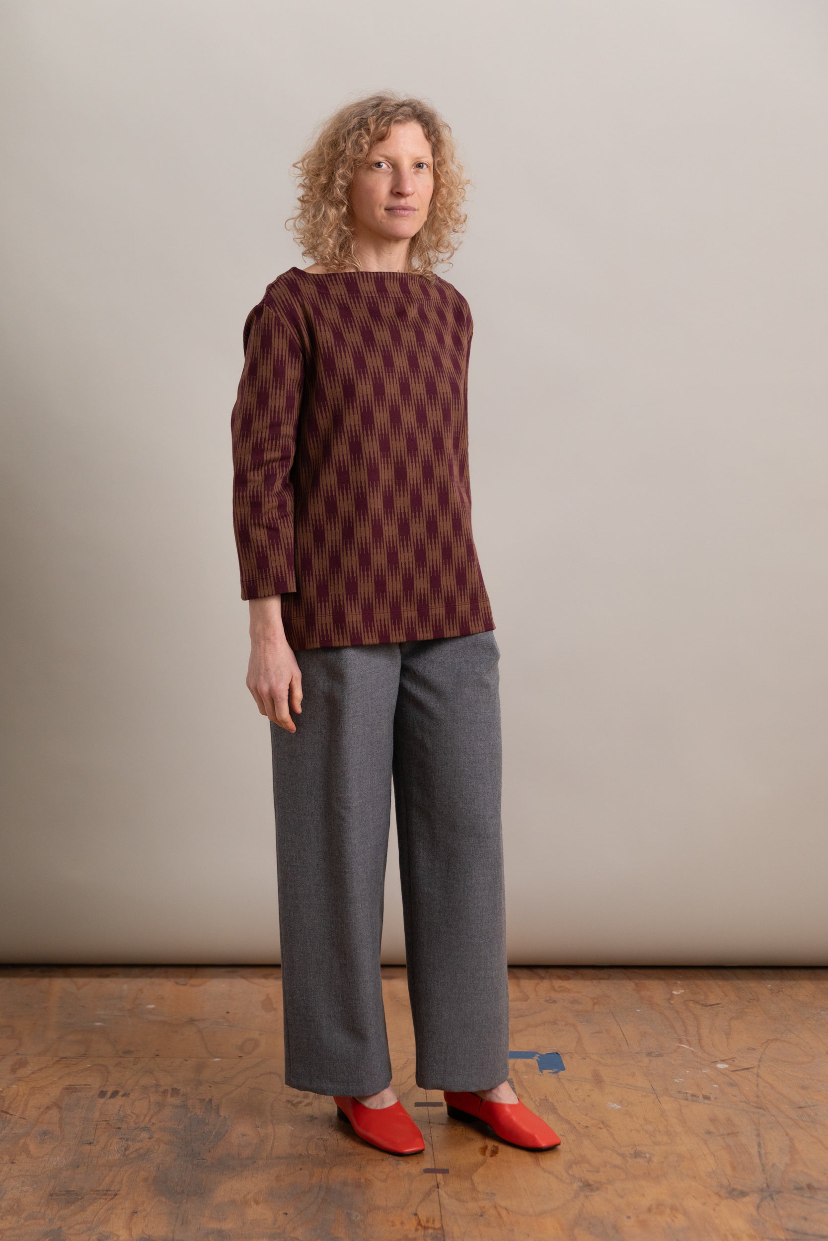 BANKS SHIRT IN OMBRE CHECKS JERSEY